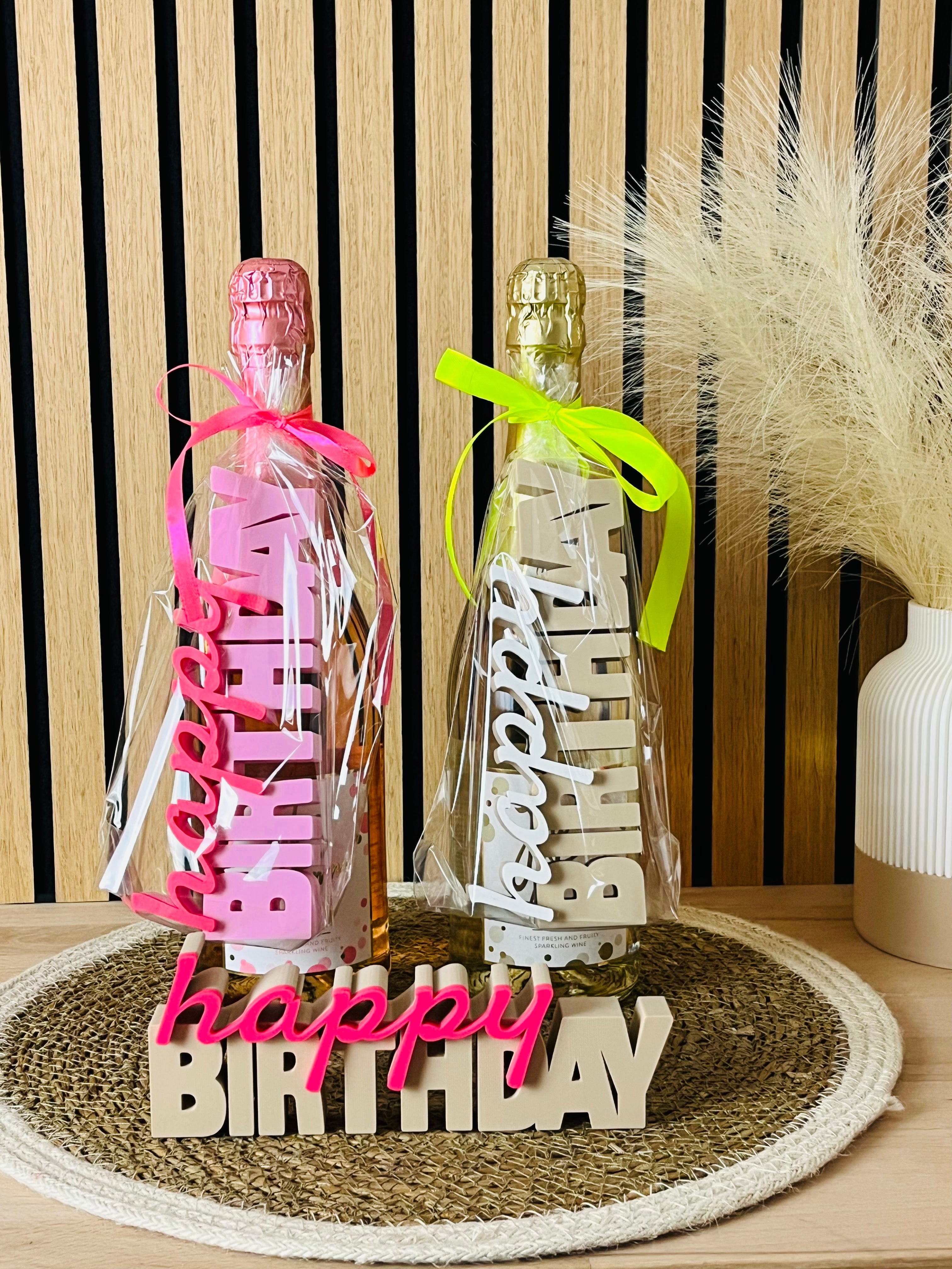 Schriftzug - happy birthday