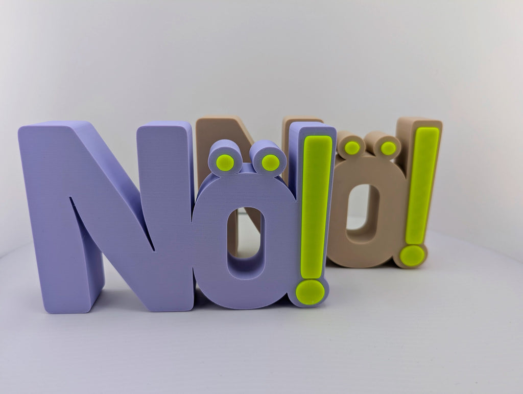 Schriftzug - Nö!