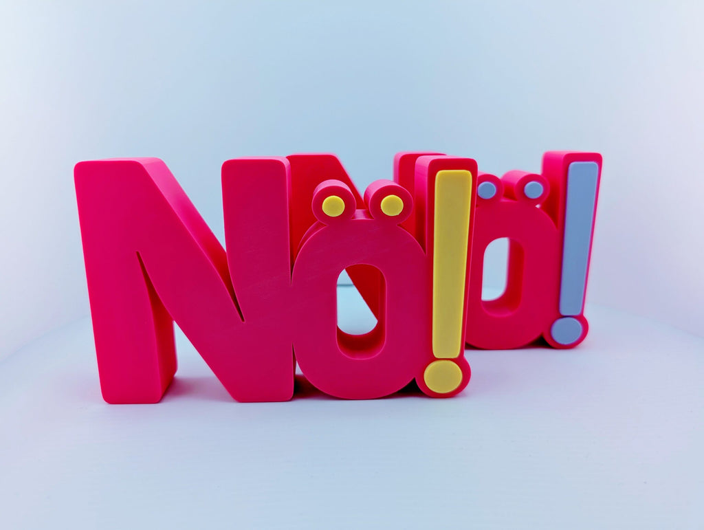 Schriftzug - Nö!