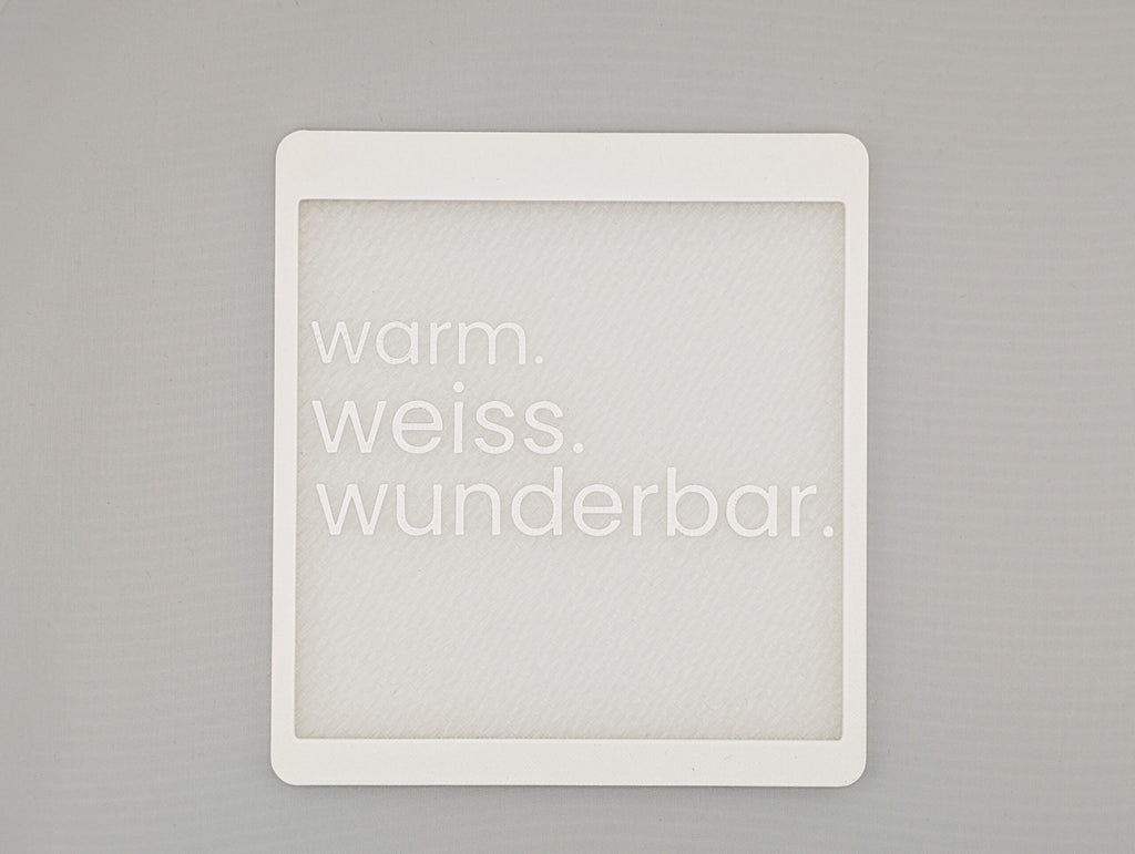 moodplate - warm. weiss. wunderbar.