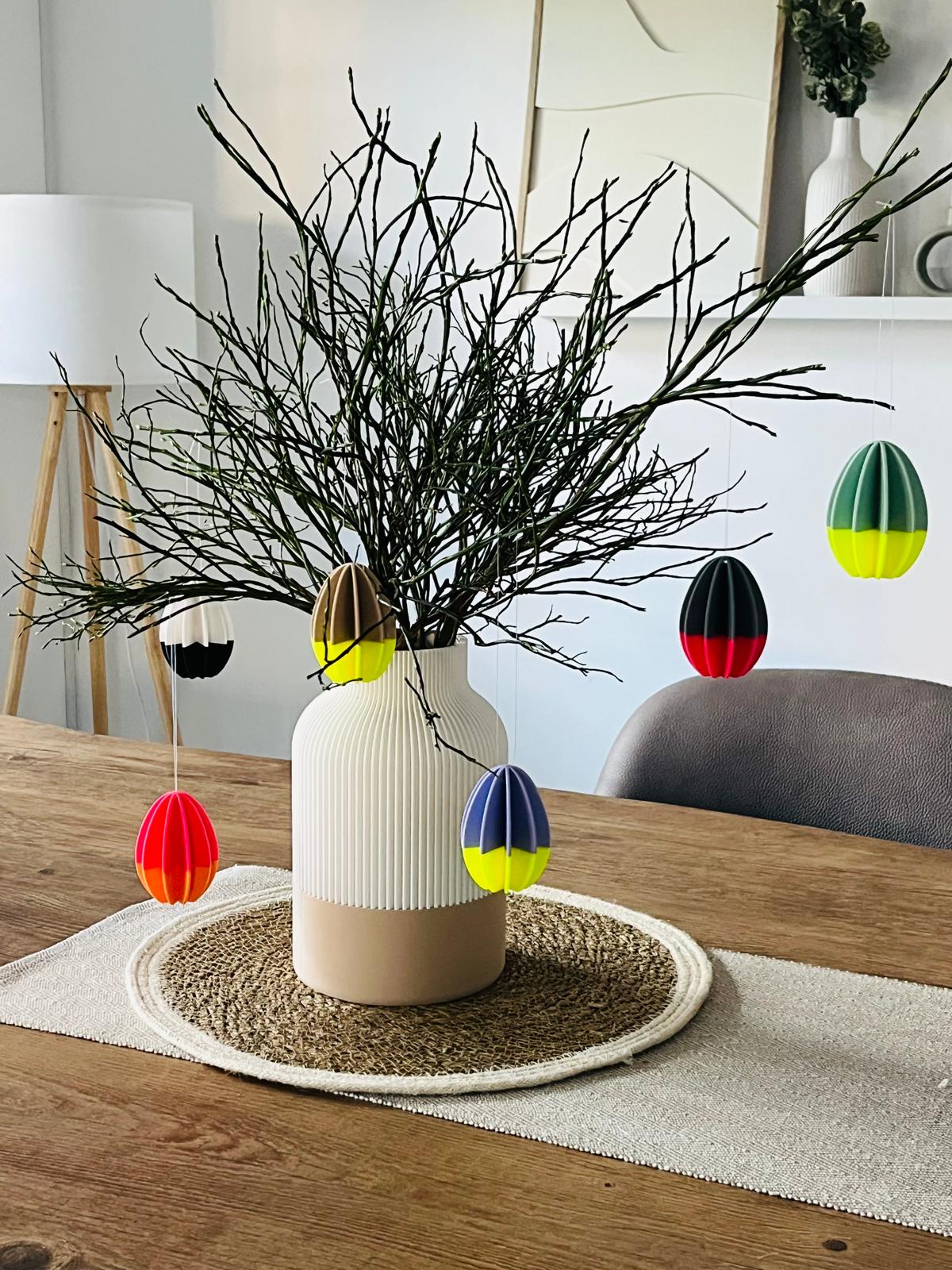 Osterei Anhänger – modern & farbenfroh