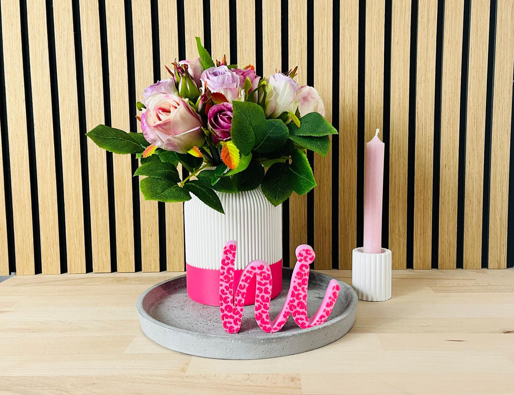 Vase - gerippt
